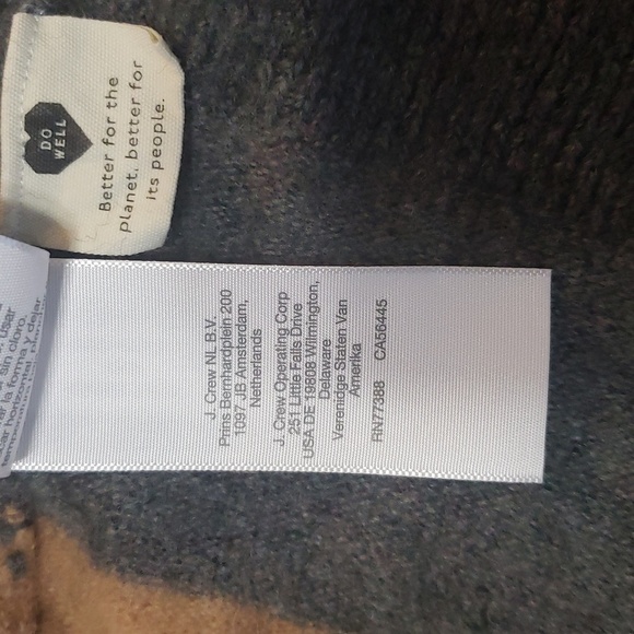 Madewell Kent Colorblock Cardigan, Wool and Alpaca, Size XL
